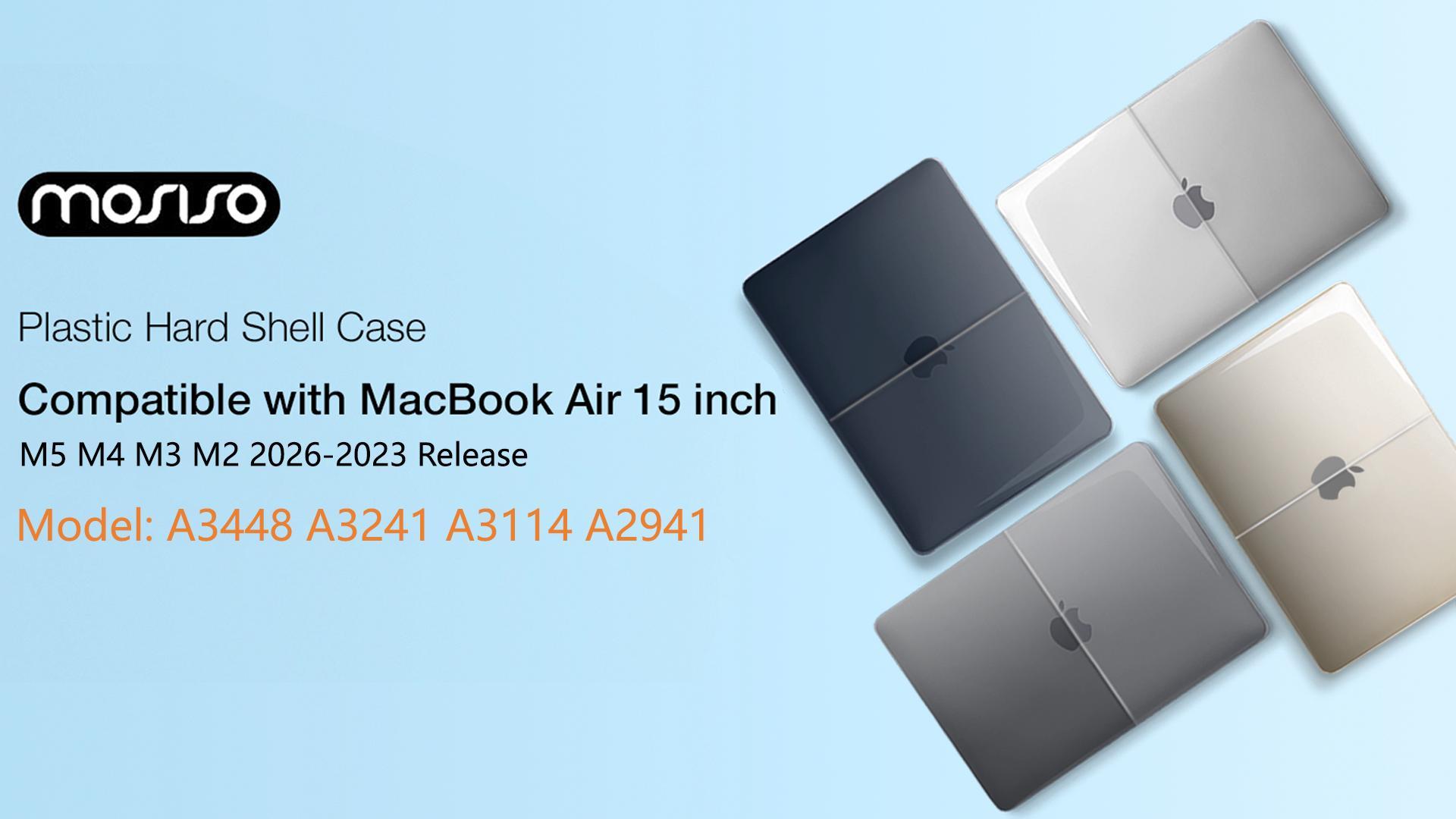 Amazon.com: MOSISO Compatible with MacBook Air 15 inch Case M5 M4